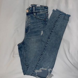 Garage high waisted jeans